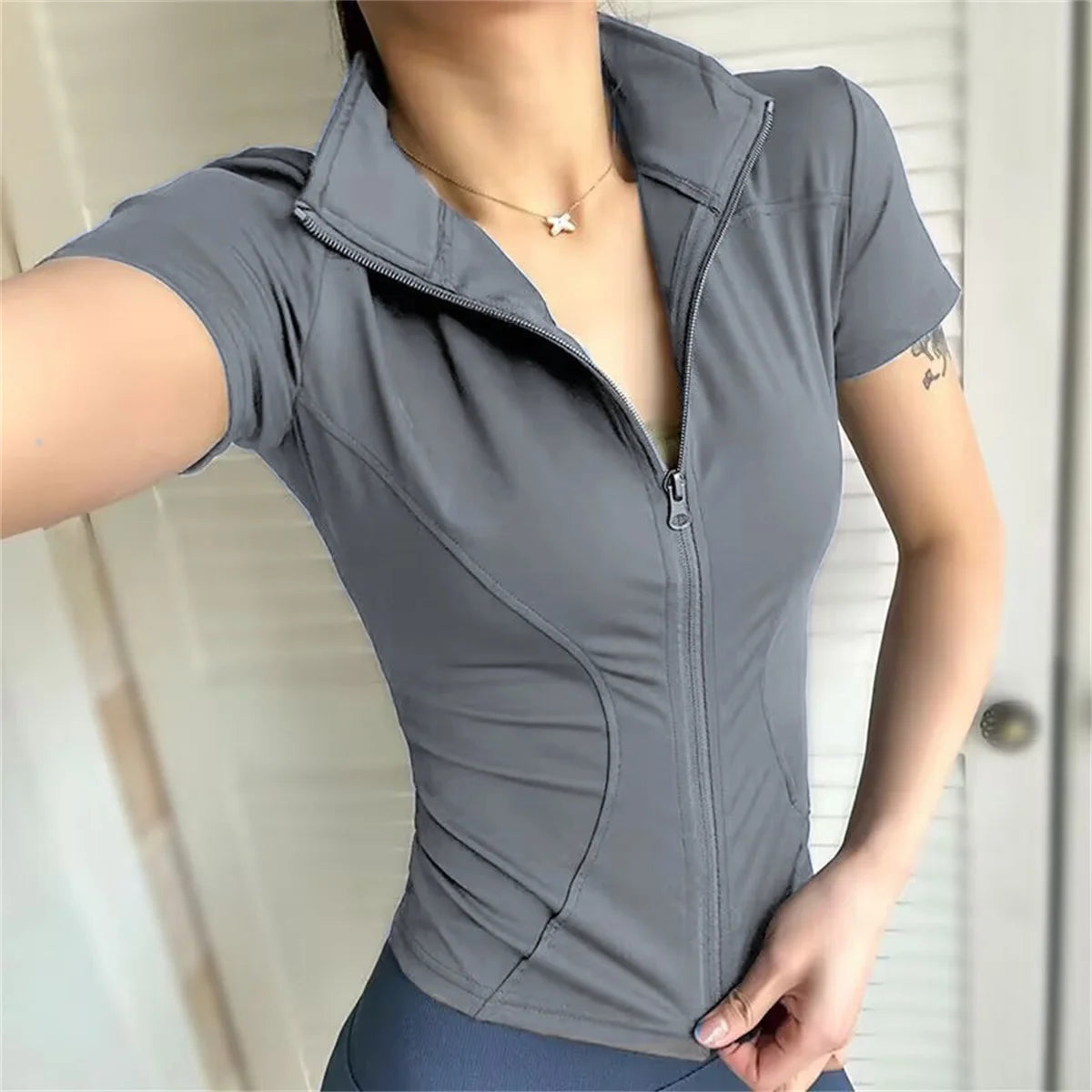 Chaqueta Deportiva de Manga Corta para Mujer – imagen 15