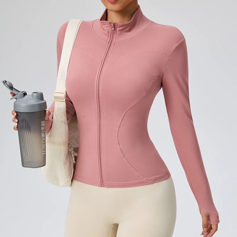 Chaqueta Deportiva de Cuello Alto con Protección Solar – imagen 16
