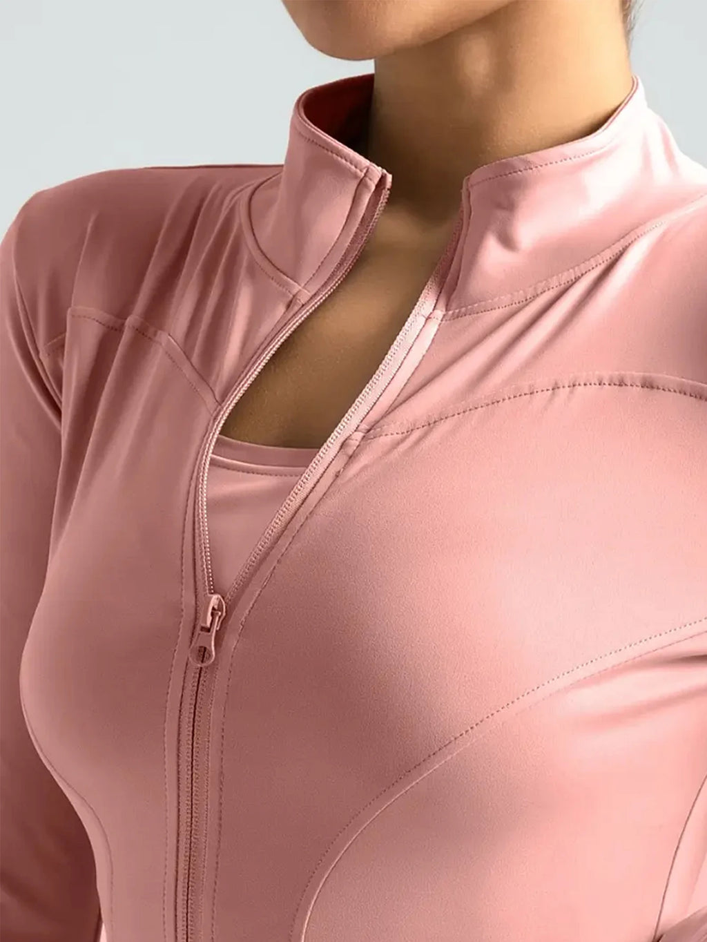Chaqueta Deportiva de Cuello Alto con Protección Solar – imagen 12