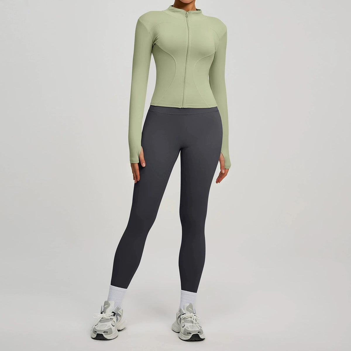 Conjunto Deportivo de 2 Piezas: Chaqueta y Leggings – imagen 12
