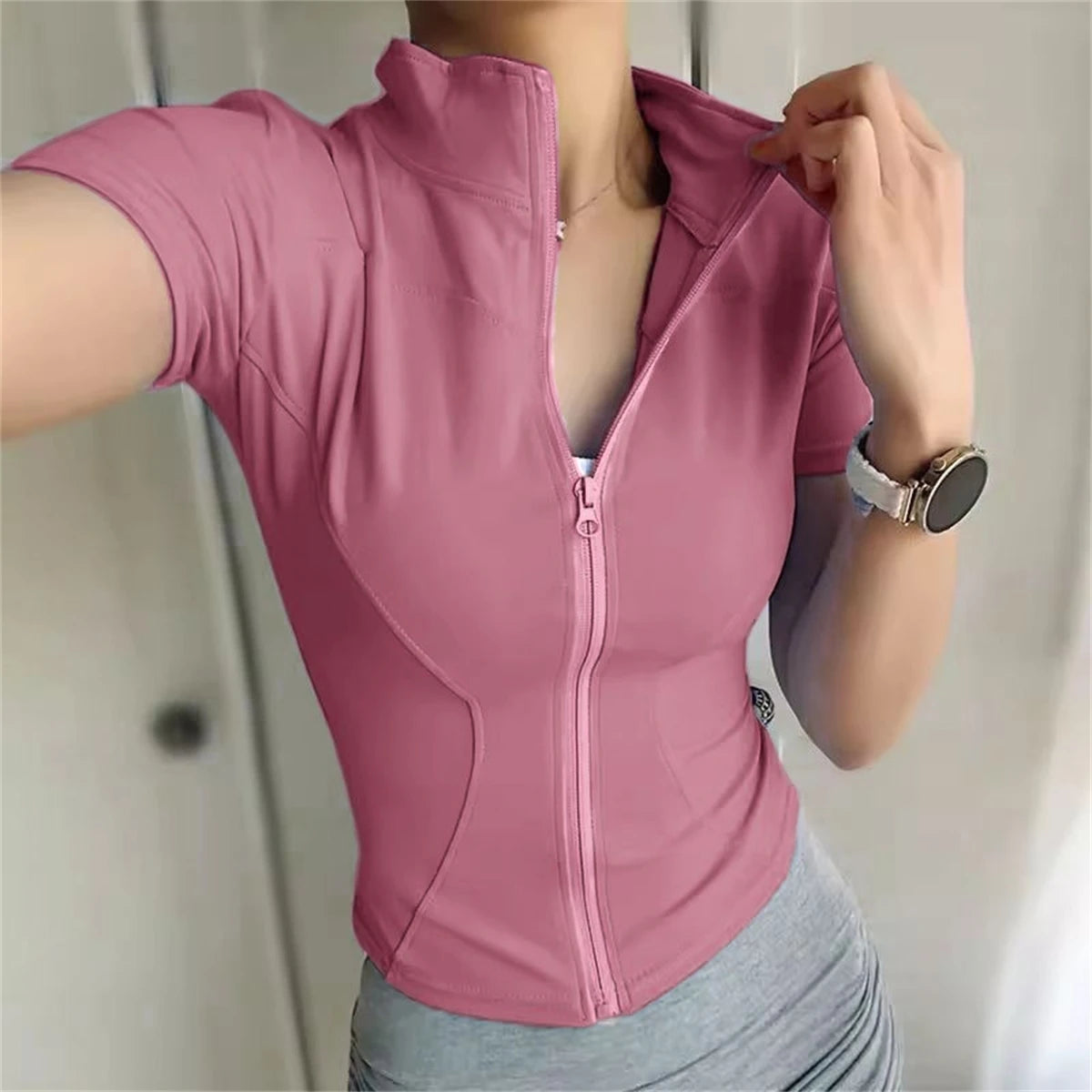 Chaqueta Deportiva de Manga Corta para Mujer – imagen 14