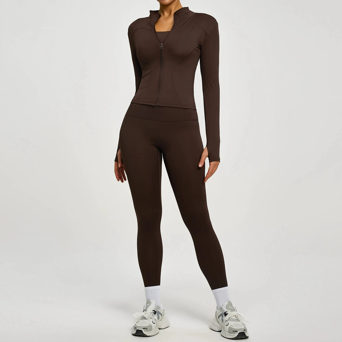 Conjunto Deportivo de 2 Piezas: Chaqueta y Leggings – imagen 23