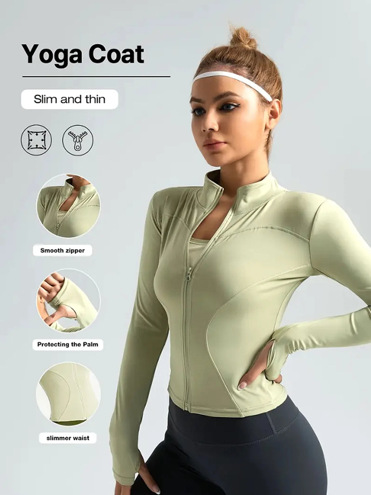 Chaqueta Deportiva de Cuello Alto con Protección Solar – imagen 21