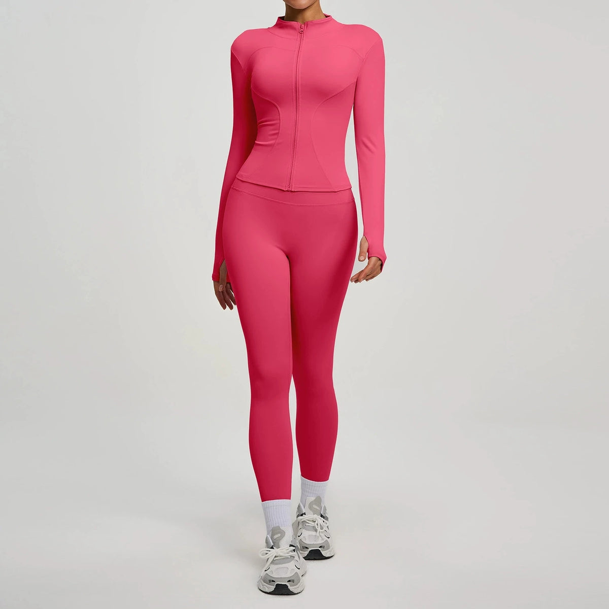 Conjunto Deportivo de 2 Piezas: Chaqueta y Leggings – imagen 19