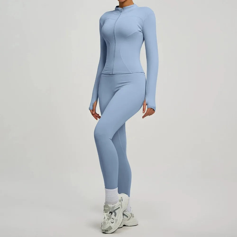 Conjunto Deportivo de 2 Piezas: Chaqueta y Leggings – imagen 3