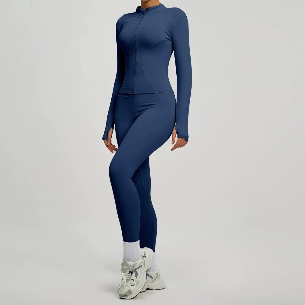 Conjunto Deportivo de 2 Piezas: Chaqueta y Leggings – imagen 6
