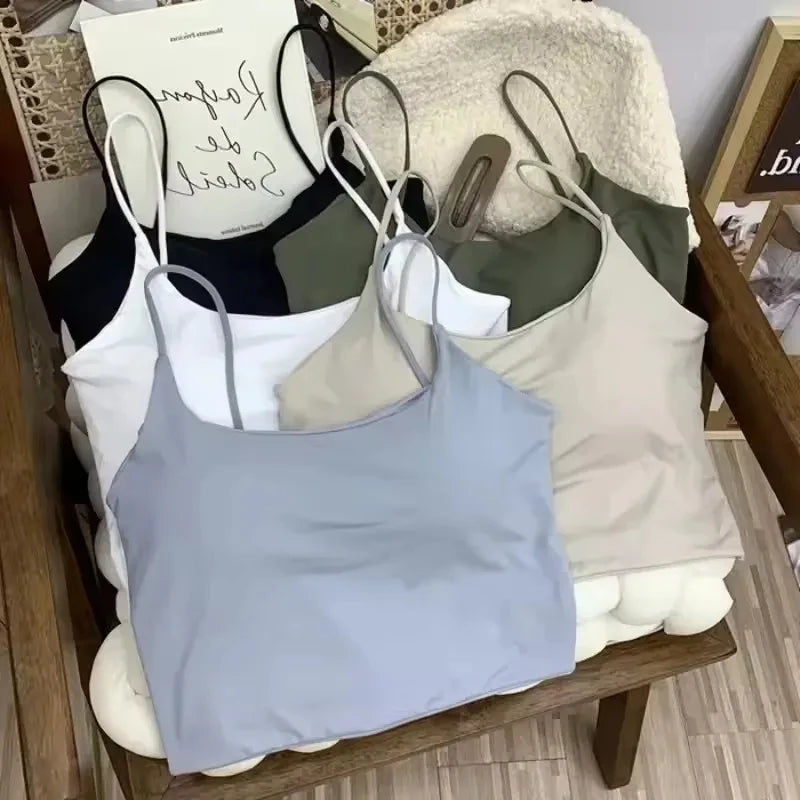 Top Tipo Tubo Sin Costuras para Mujer