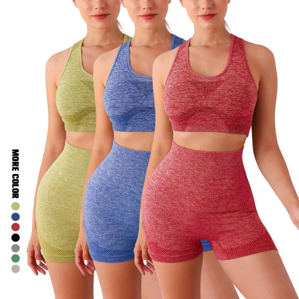 Conjunto Deportivo Top y Shorts para Entrenamiento – imagen 2
