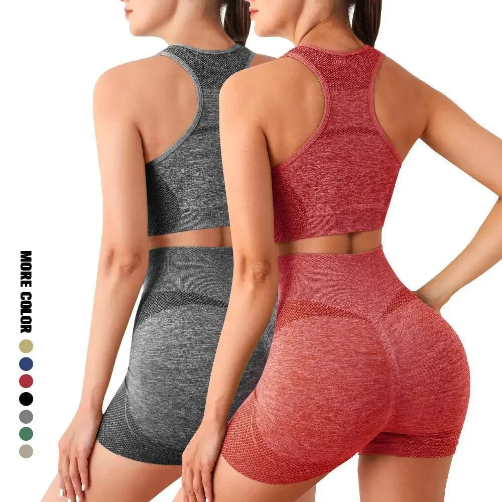 Conjunto Deportivo Top y Shorts para Entrenamiento