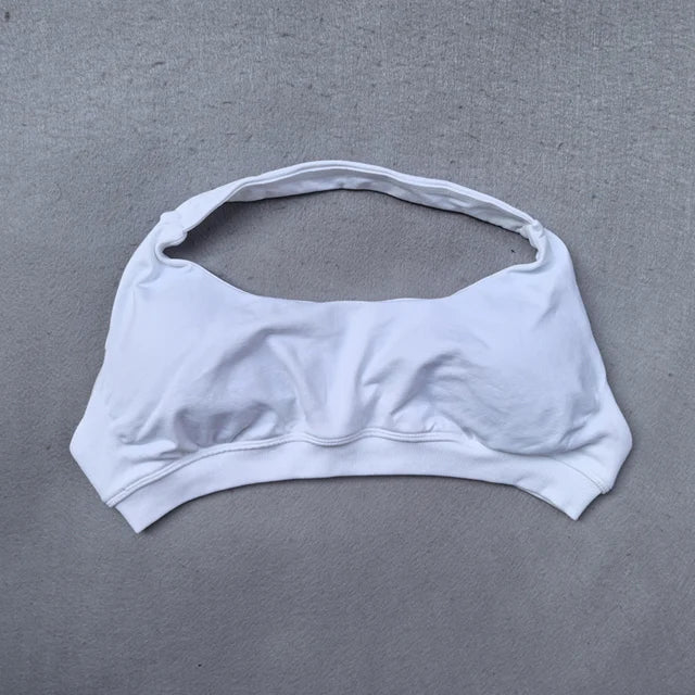 Conjunto Deportivo Halter con Shorts Scrunch de Tiro Bajo – imagen 12