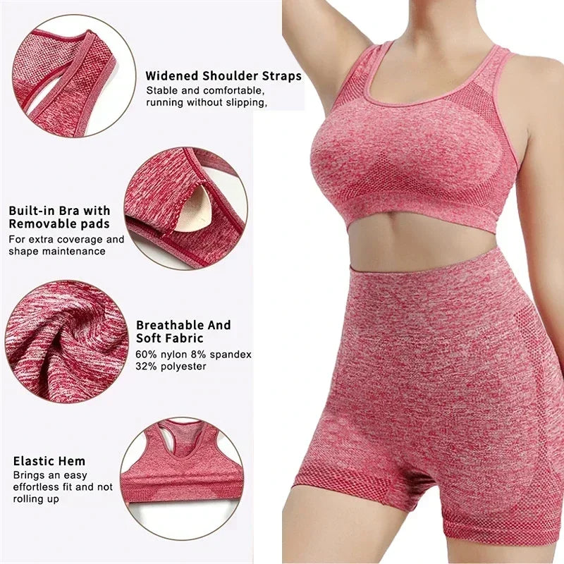 Conjunto Deportivo Top y Shorts para Entrenamiento – imagen 4