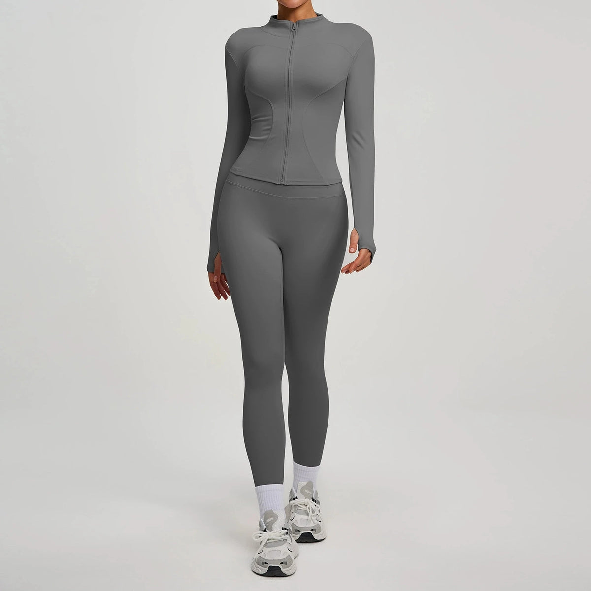 Conjunto Deportivo de 2 Piezas: Chaqueta y Leggings – imagen 14