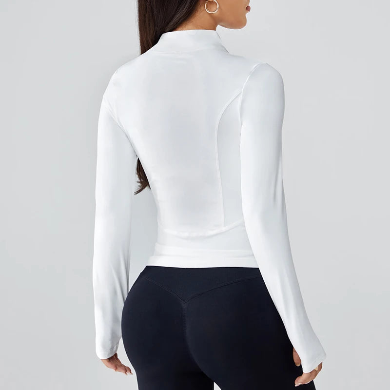 Chaqueta Deportiva con Protección Solar y Cuello Alto – imagen 8