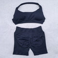 Conjunto Deportivo Halter con Shorts Scrunch de Tiro Bajo – imagen 22