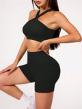 Conjunto Deportivo de 2 Piezas: Top y Shorts Tiro Alto – imagen 8